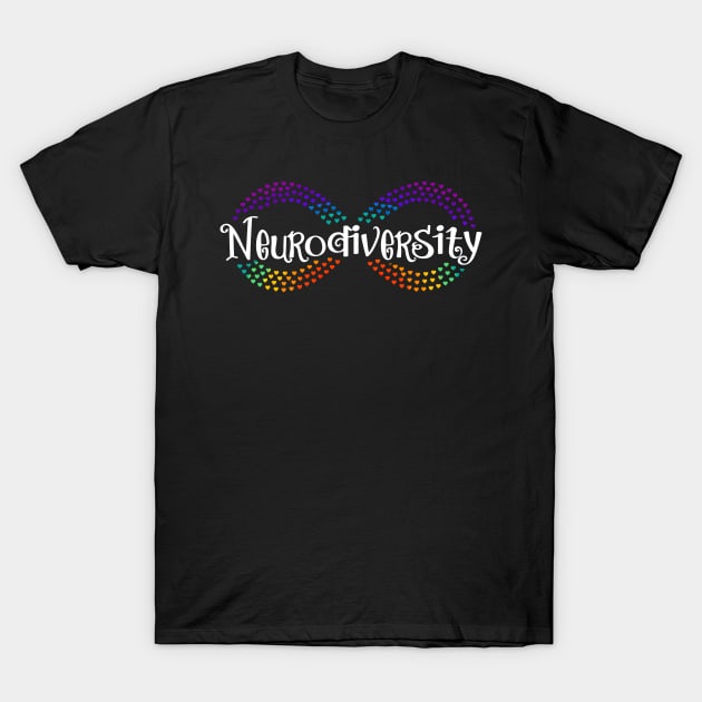 Neurodiversity Autism Awareness Dyspraxia Dislexia T-Shirt by Funkrafstik